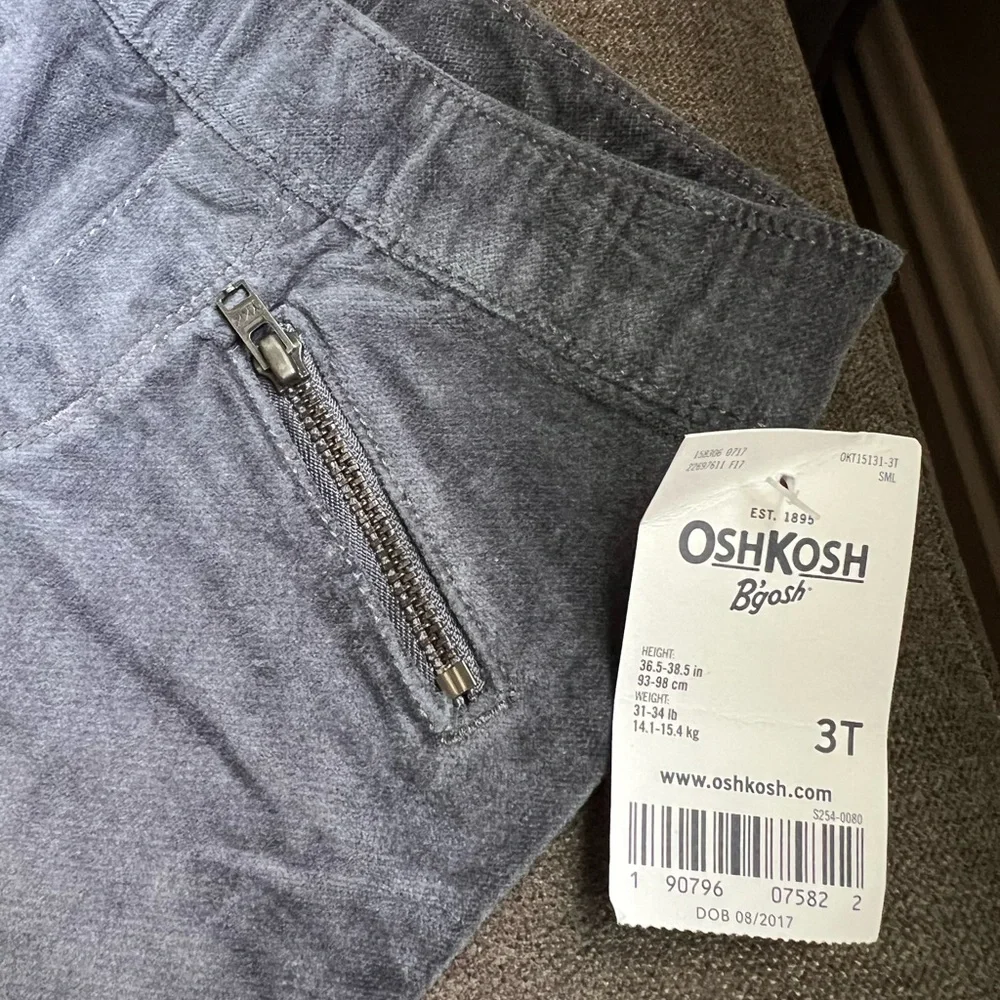 OskKosh B’gosh 3t girls velvet pants - Picture 3 of 5